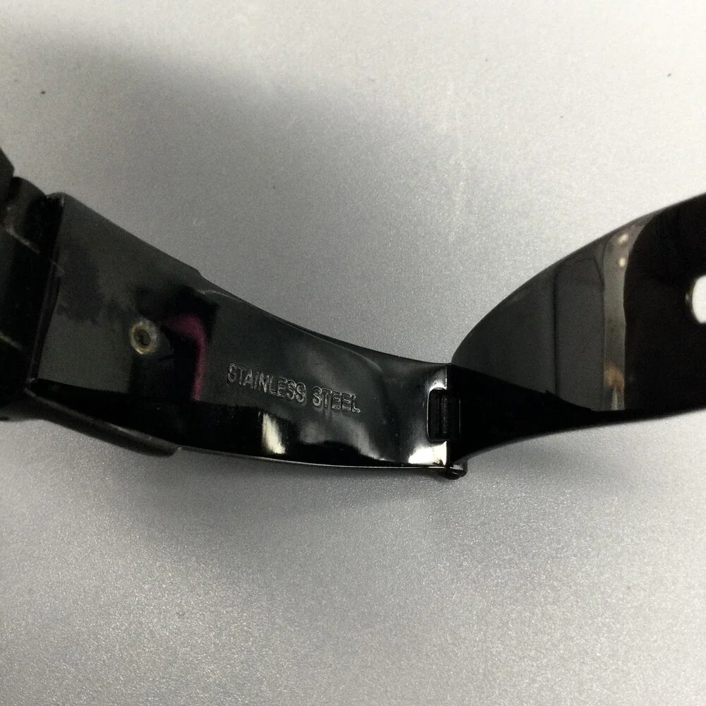 Michael Kors Jaryn Womens Watch 38mm Black Dial Crystals MK-3546 New Battery 6" - Picture 10 of 15